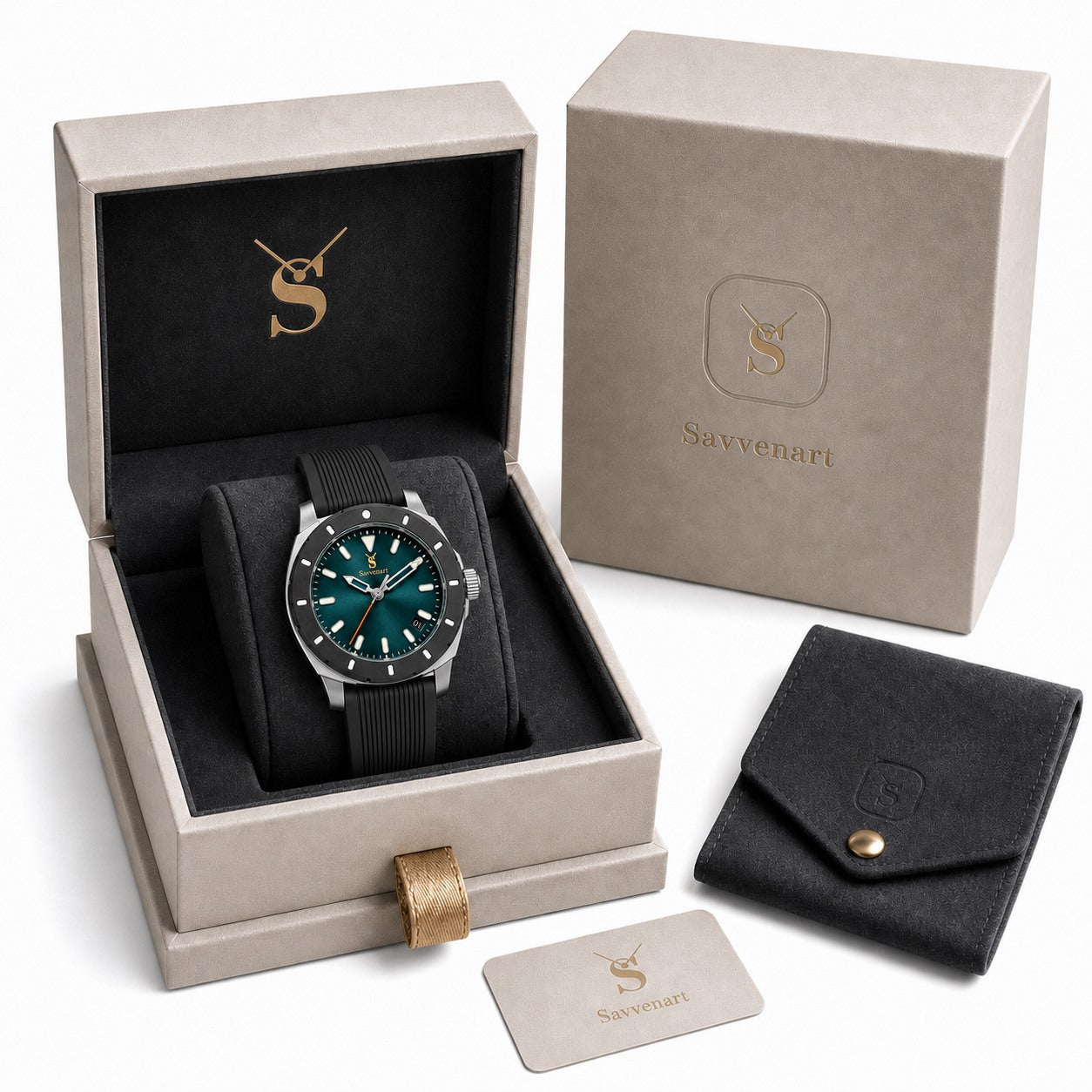 Savwatch Men's Rugged Dive-Style Watch (Sav001)